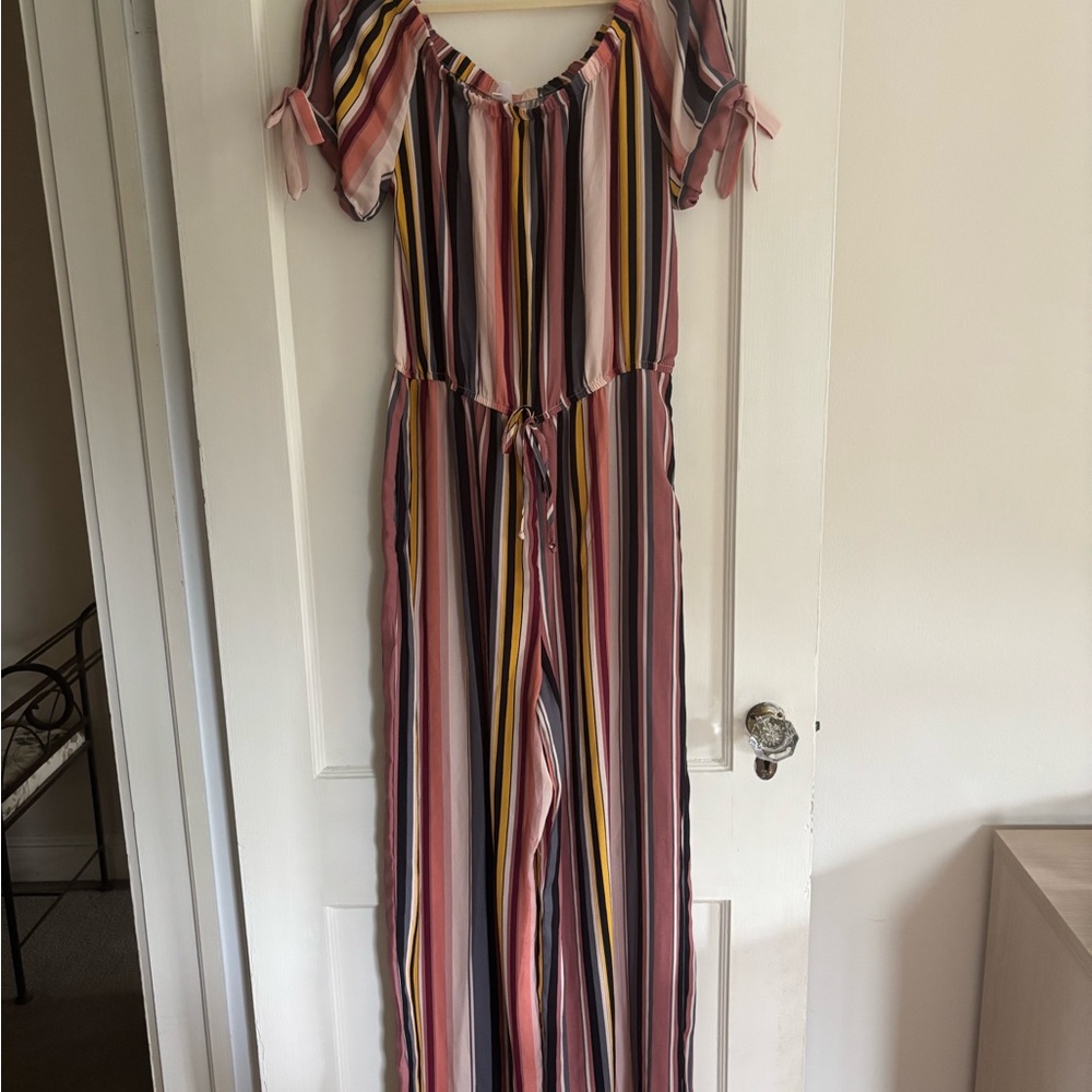 Striped Multicolor Jumpsuit